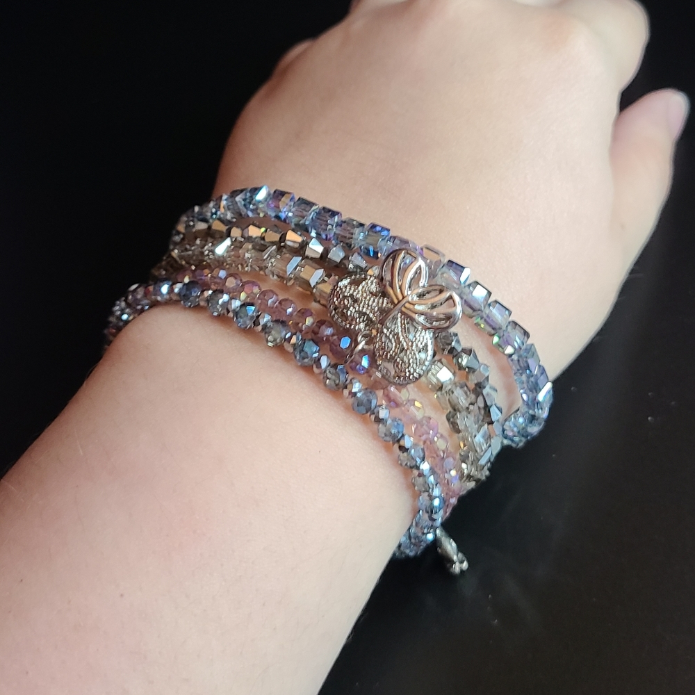 Cookie Lee Butterfly Beaded Bracelet